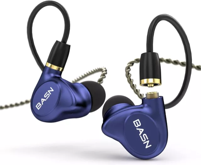 Metalen 4 Drivers in-Ear Monitors Headphones, Noise Isolating IEMs with Deep Ba