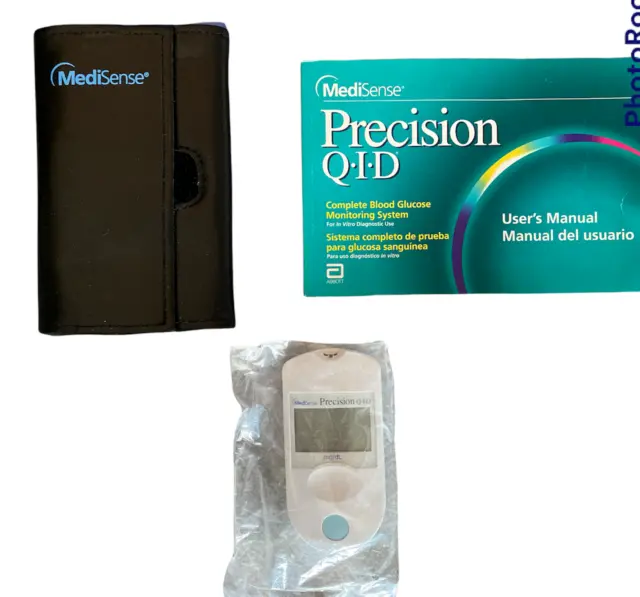 Monitoreo de glucosa en sangre MediSense Precision Q-I-D - Ver descripción