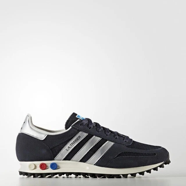 ADIDAS ORIGINALS LA Trainer Og Uomo Scarpe Sportive IN Blu Navy e Argento N 41 EUR 129 99 PicClick IT