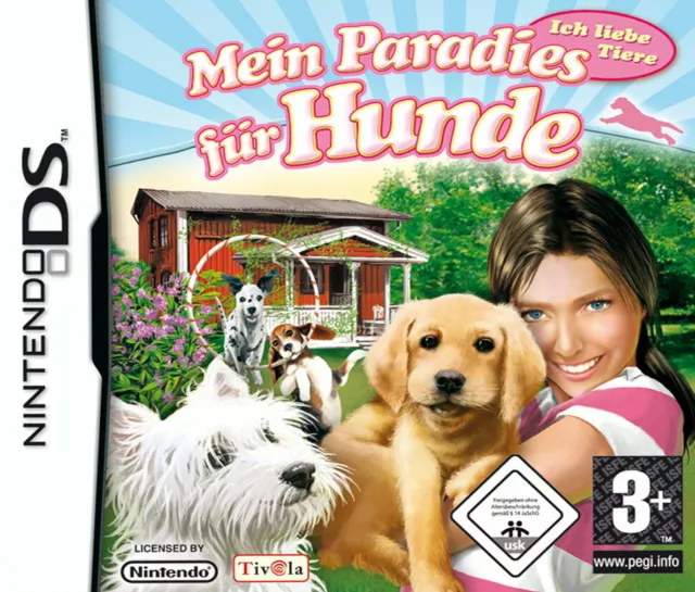 Jeu DS Ich Liebe (Amour) Animaux Mon Paradis pour Chiens Sans Ovp Sans Manuel BB