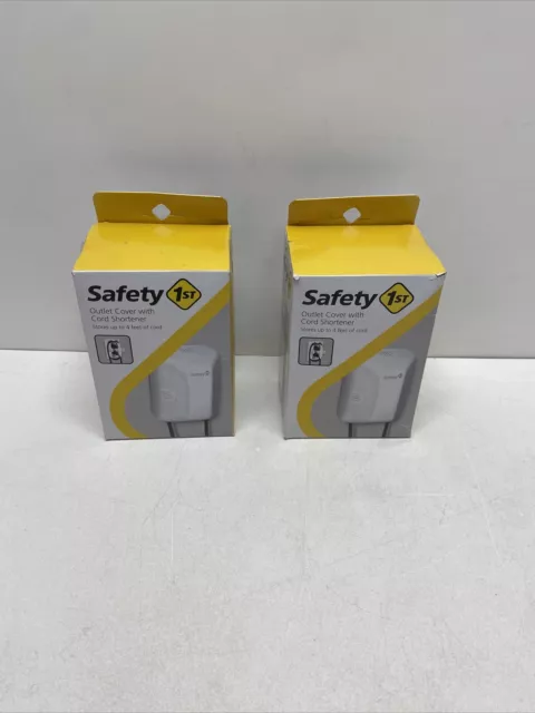 Safety 1st Outlet Cover and Cord Shortener for Baby Proofing Lot 0f 2