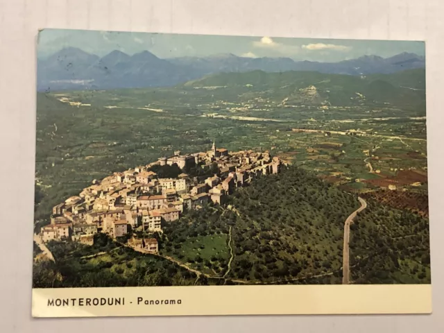 1973 Monteroduni Isernia, Panorama Ediz. Foto Renzi, viaggiata Originale