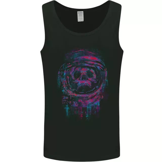 Astro Skull Astronaut Space Mens Vest Tank Top