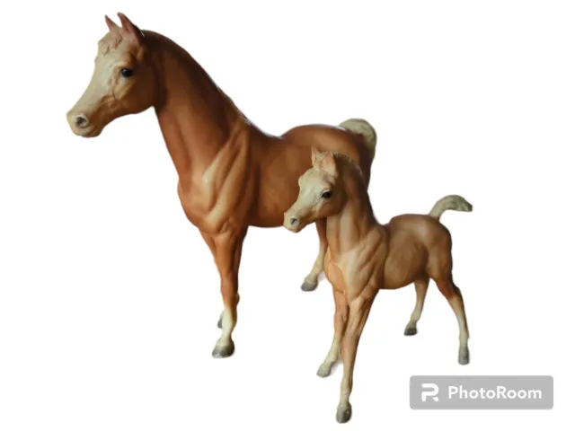 Vintage Breyer Mare and Foal Set Rare