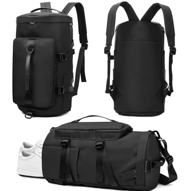 Large Travel Storage Luggage Gym Carry On Shoulder Duffle Bag Sports 30L AUS