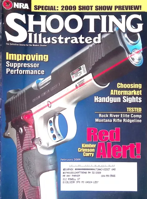 Shooting Illustrated Magazine February 2009 Kimber Crimson Carry, Rock River