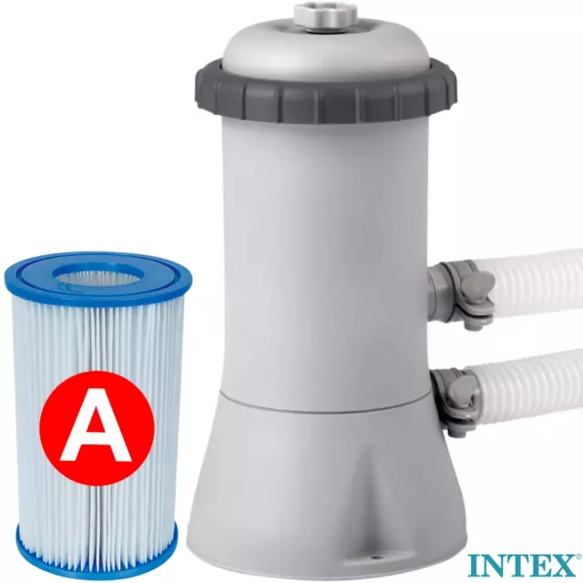 Intex POMPA FILTRO PISCINA PER PISCINE EASY FRAME 3785 l/h A CARTUCCIA 28638