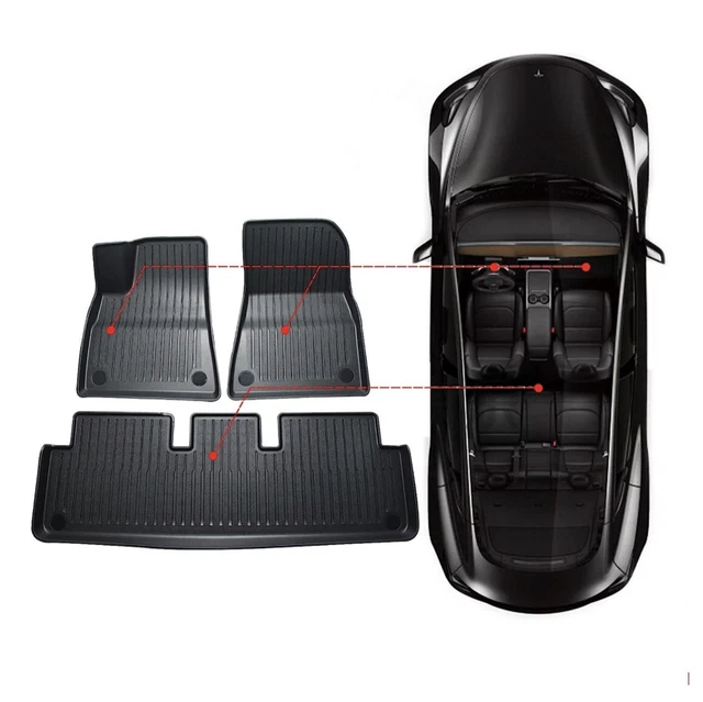 TESLA MODEL 3 floor mats 2021 2022 2023 102.52 PicClick AU