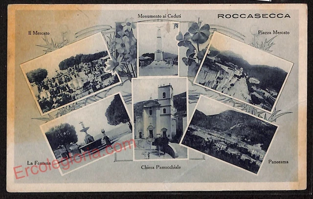 ag0725 - CARTOLINA D'EPOCA - Frosinone Provincia - Roccasecca