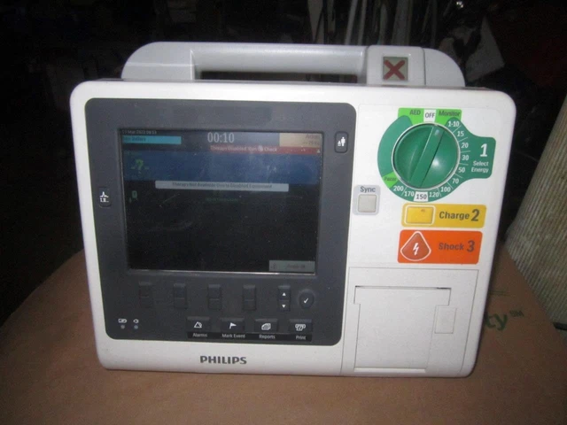 Philips Heartstart XL+ Plus Biphasic 3 Lead Monitor PACING XL PLUS XL+ for parts