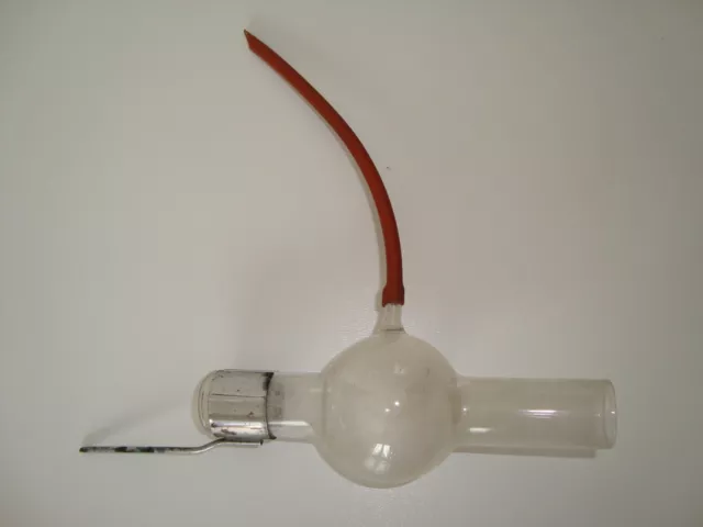 Antico accessorio (vetreria) per laboratorio chimico - medico - farmaceutico