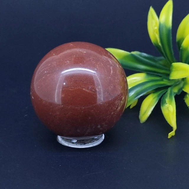 Natural Loose Gemstone Certified 48.60 mm Round Red Jasper Healing Sphere j631