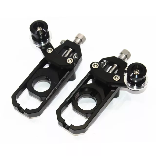 Motorcycle Chain Tensioner Adjuster For Kawasaki ZX6R 2005-2014 2015-2019 Black