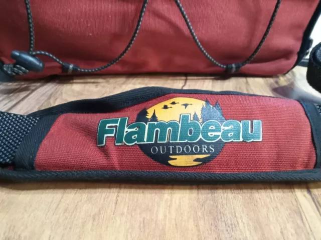 FLAMBEAU KWIK DRAW Fishing Tackle Carrying Bag Case Storage Soft Sided