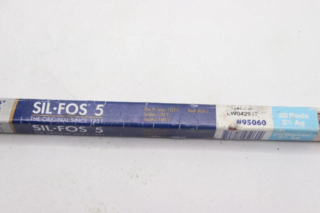 (28-Pk) Lucas Milhaupt Sil Fos Rod Tube 95060