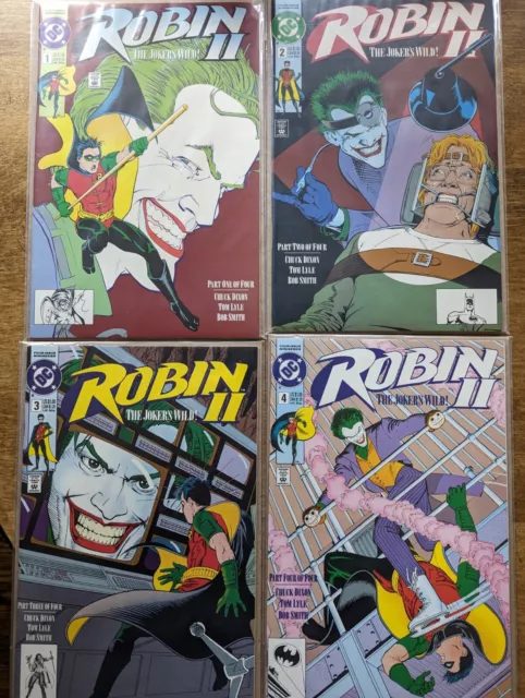 Robin II #1-4 - The Jokers Wild! (1991, DC Comics) Complete Set 1,2,3,4 Batman