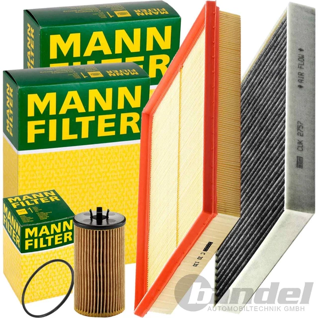 MANN FILTER INSPEKTIONSPAKET passend für OPEL ASTRA G ZAFIRA B  FAMILY B