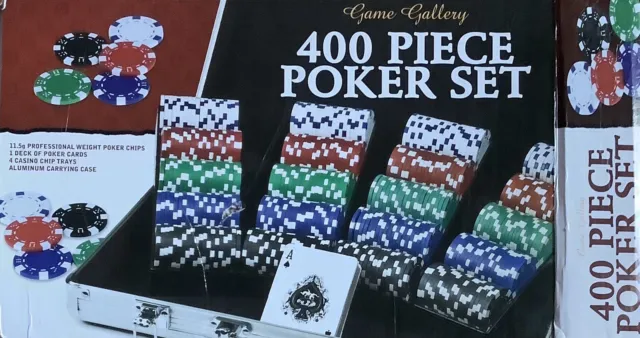 400 Piece Poker Set  By Game Gallery Cardinal Industries With Case