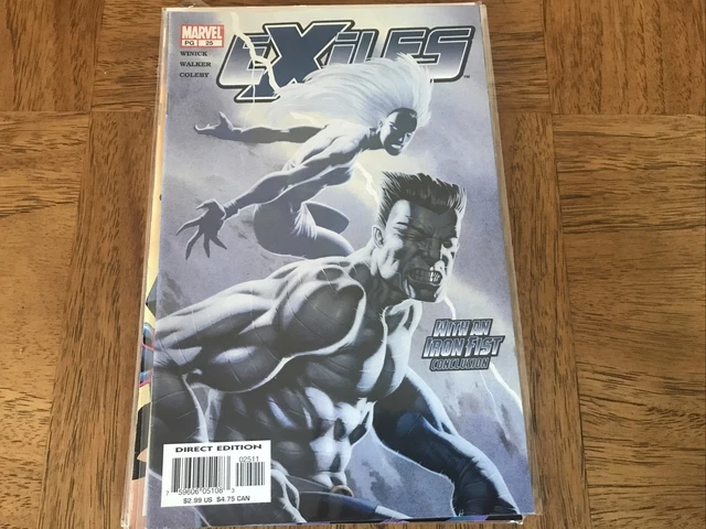 Marvel Comics Lot of 11 issues of Exiles Chris Claremont Direct Editions 7