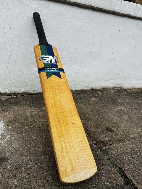 90S RARE & Vintage Gunn & Moore GM Cannon Premier Cricket Bat SH