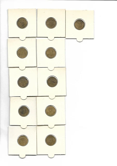 50 Centimes & 1 Franc, 2 Francs Bronze-Alu & Alu 1920 - 1941 (35 pièces) + BONUS