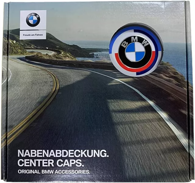 Genuine BMW 50th Year Anniversary Wheel Centre Cap Badge Emblem 112m 36125A57484 3