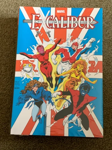 Excalibur Omnibus Vol. 1 DM Variant Cover Marvel Hardcover NEW SEALED