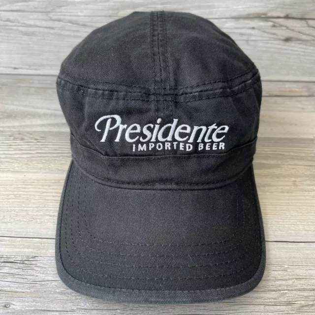 Beer Hat Presidente Cadet Military Style Cap Men’s Black Party Bartender Army