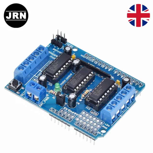 L293D Motor Control Shield Motor Drive Expansion Board for Arduino UK