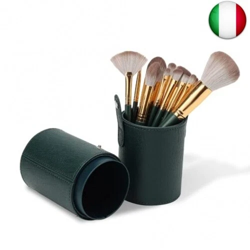 Pennelli Make Up, 14Pcs Set di Pennelli da Trucco Professionali con Porta