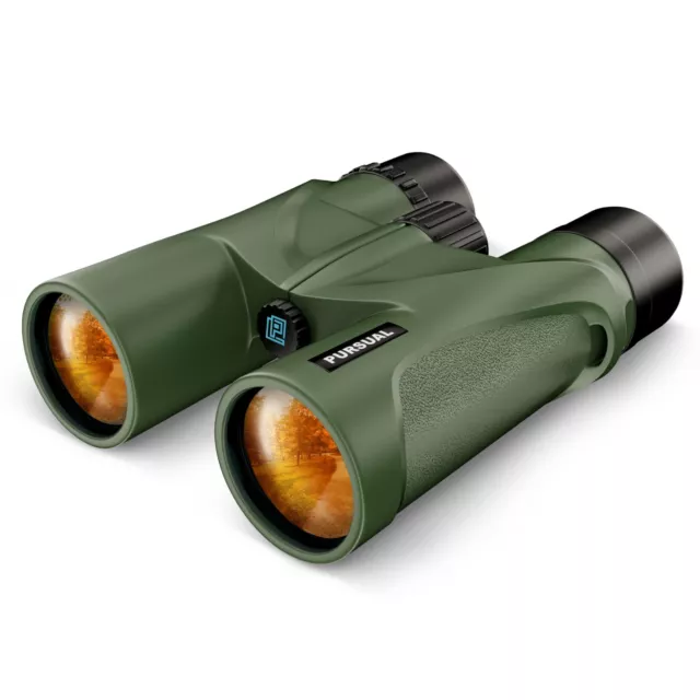 PURSUAL Binoculars 10x42-High Definition, Waterproof & Lightweight