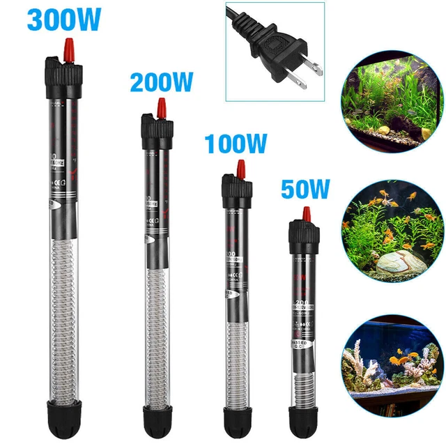 Aquarium Heater 25-500W Anti-Explosion for Aquaneat Tropical Fish Tank 5-100 gal