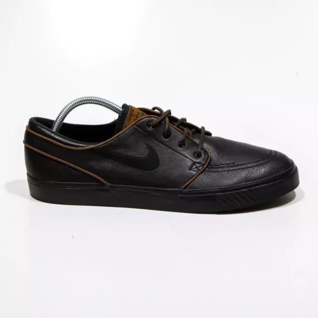 Zapatillas Nike 482972-002 sb Stefan Janoski Pr Cuero Negro Para Hombre Reino Unido 11