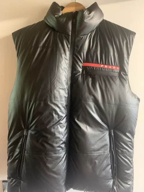 Mens prada body warmer sale