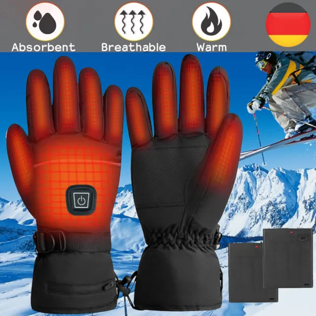 Beheizbare Handschuhe Elektrische Beheizte Handschuhe Ski Handschuhe Touchscreen