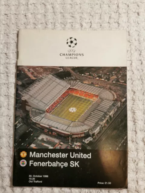 Manchester United v Fenerbahce SK UEFA Champion's League 30/10/1996