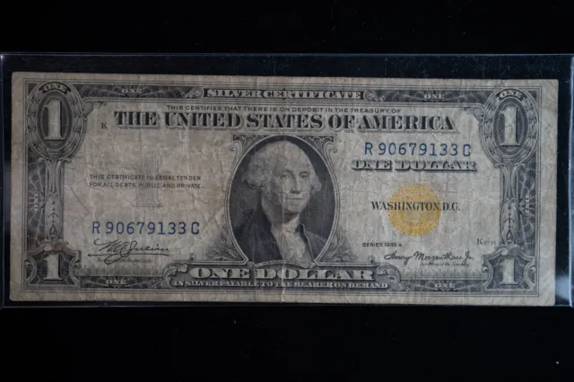1934-A $1 Silver Certificate North Africa Emergency Issue in Good Condition