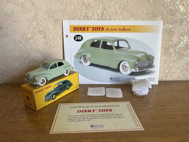 Dinky toys Peugeot 203 Ref 24R Editions Atlas Voiture Miniature 1/43