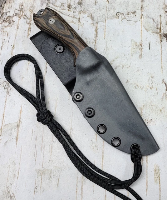 KYDEX SHEATH FOR BRADFORD GUARDIAN 3 DLC w 3D MICARTA HANDLE, HAND MADE