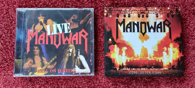 "MANOWAR" Live CD`s "GODS OF WAR, HELL ON WHEELS