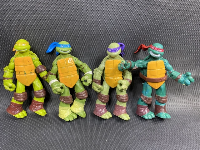 All 4 2012 Viacom Teenage Mutant Ninja Turtles TMNT Action Figures 4.5"