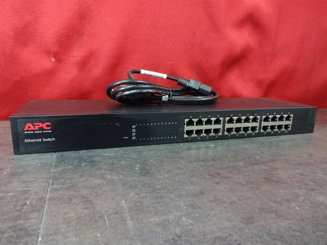 APC 24 Port 10/100 Ethernet Switch AP9224110 APC 24 Port 10⁄100