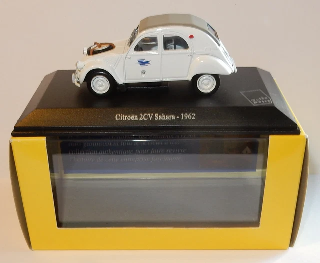 UH UNIVERSAL HOBBIES CITROEN 2CV SAHARA 1962 POSTES POSTE PTT 1/43 IN luxe BOX