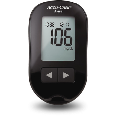 Medidor del sistema de monitoreo de glucosa en sangre Accu-Chek Aviva Plus caducidad 15/09/2022