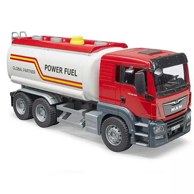 Bruder 50cm 1:16 MAN TGS Petrol/Fuel Tank Truck w/Water Pump Kids Toy 4yr+ Red