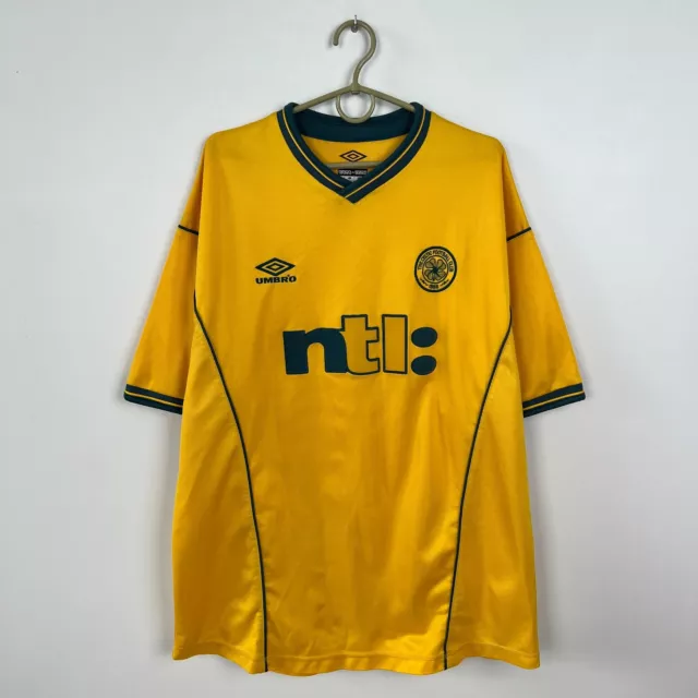 Celtic 2000 2001 2002 Away Football Shirt Mens Jersey Umbro Size Xl