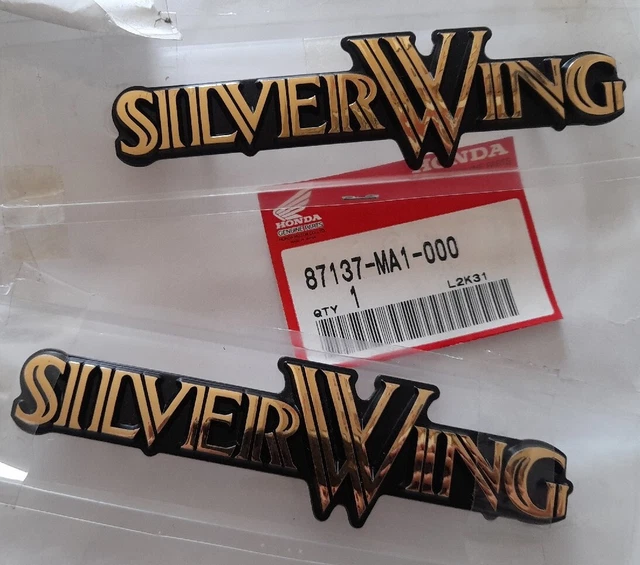 Honda N.2 Emblemi etichette GL500/GL650 Silverwing cod.87137MA1000 col.oro