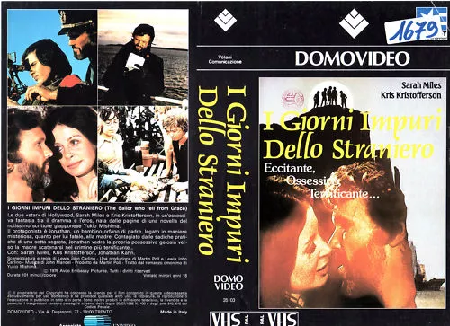 I Giorni Impuri dello Straniero (1976) VHS  1a Ed. Sarah Miles  Kris Kristoffers