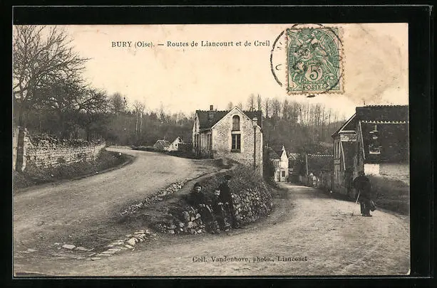 CPA Bury, Routes de Liancourt et de Creil
