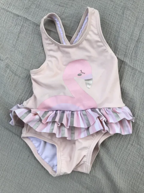 Target Baby Girl Swimsuit Swimmers Swimwear Size 1
